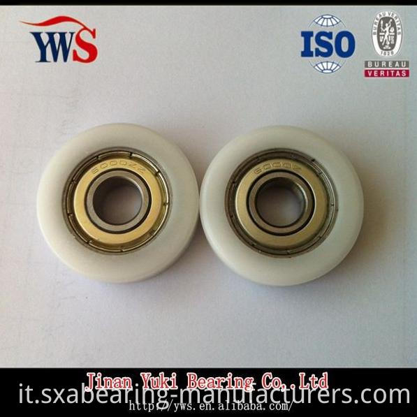 6000 POM Plastic Coated Ball Bearing